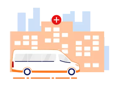 Offers a patient NEMT transportation service
